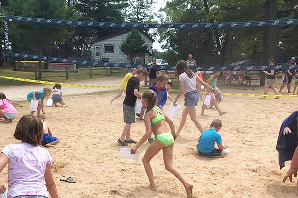 Sand Volleyball Court Icon